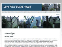 Tablet Screenshot of lovefieldguesthouse.com